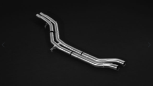 Photo of Capristo Valved Sport Exhaust with Middle Silencer Spare Pipes with Wicrom Tips for the Lamborghini Urus Performante - Image 3
